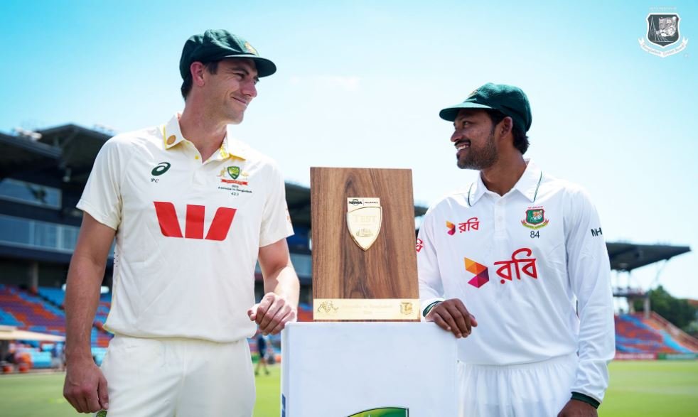 আজ মাঠে গড়াচ্ছে বহুল প্রতিক্ষীত বাংলাদেশ-অস্ট্রেলিয়া টেস্ট