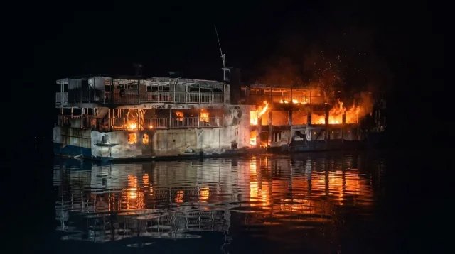 ফিলিপাইনে ফেরিতে আগুনে ৫ জনের মৃত্যু