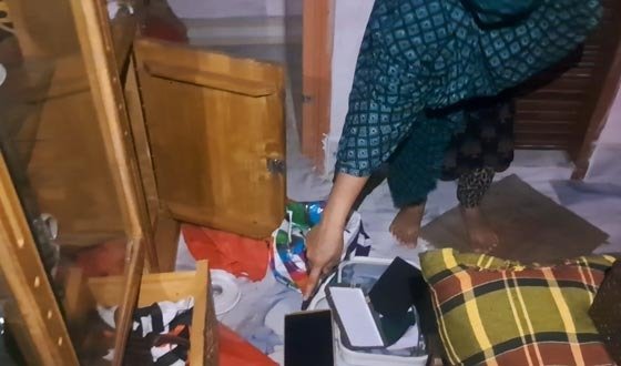 কুষ্টিয়ায় প্রবাসীর বাড়িত দু:সাহসিক চুরি, পুলিশর তদÍ শুরু