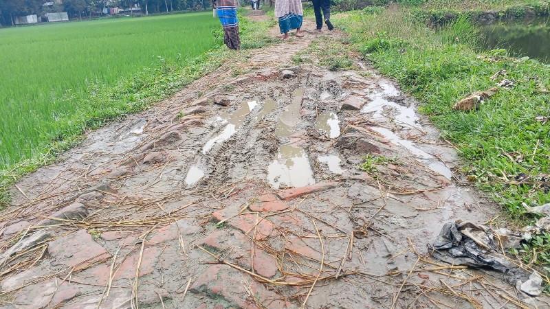 হোসেনপুরে বেহাল সড়কে জনগণের ভোগান্তি