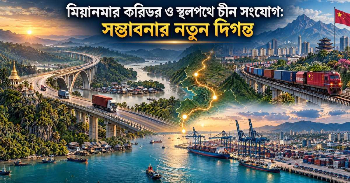 মিয়ানমার করিডর ও স্থলপথে চীন সংযোগ: সম্ভাবনার নতুন দিগন্ত