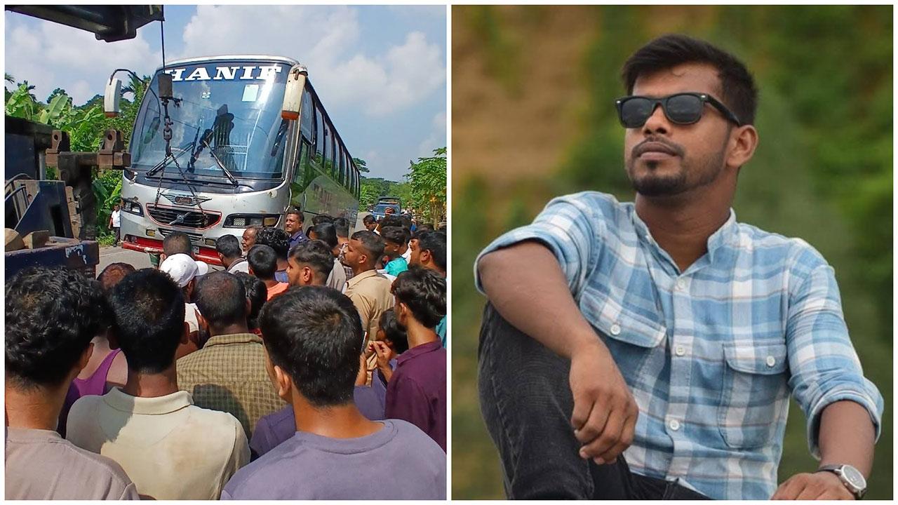 বরিশালে বাসচাপায় মোটরসাইকেল চালক নিহত